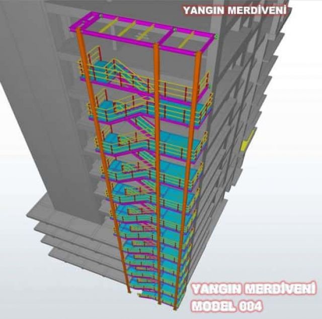 İstanbul Yangın Merdiveni İmalatımızı Çekmeköy'de Yapıyoruz