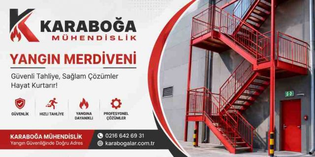 Bina Yangın Merdiveni İmalatı ve Montajı